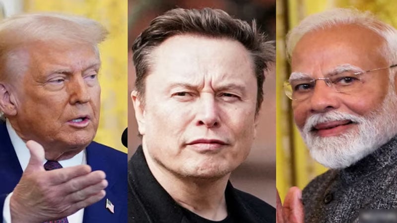 প্রথমবারের মতো ভারত ইস্যুতে বিপরীতমুখী অবস্থানে ট্রাম্প ও মাস্ক, যা জানা গেল