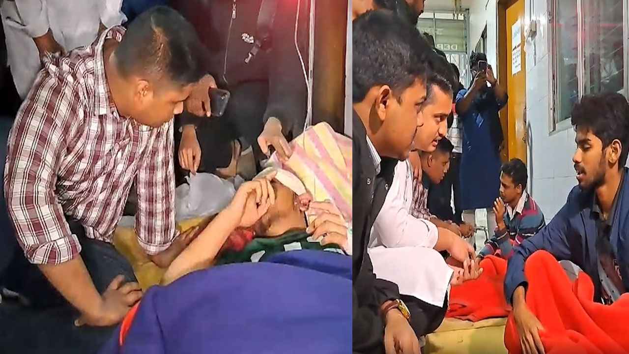 গাজীপুরে আহতদের দেখতে হাসপাতালে সারজিস ও হাসনাত