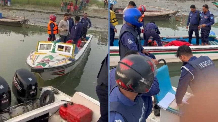 মুন্সীগঞ্জে পুলিশের সঙ্গে নৌ-ডাকাত দলের বন্দুকযুদ্ধ, ১১ বোমা জব্দ
